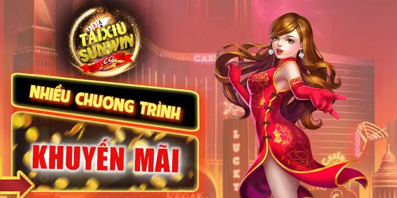 nhieu chuong trinh khuyen mai tai xiu sunwin