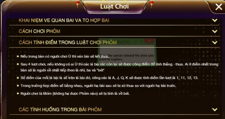 cach tinh diem tai phom sunwin